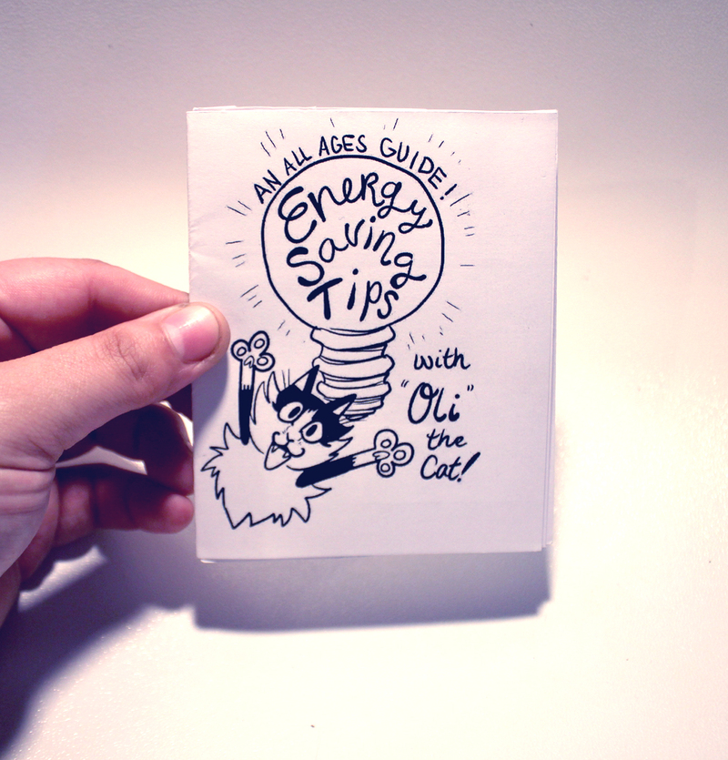 Energy Saving Tips (IFM Denton) 8 pg Mini Zine (PRINT)