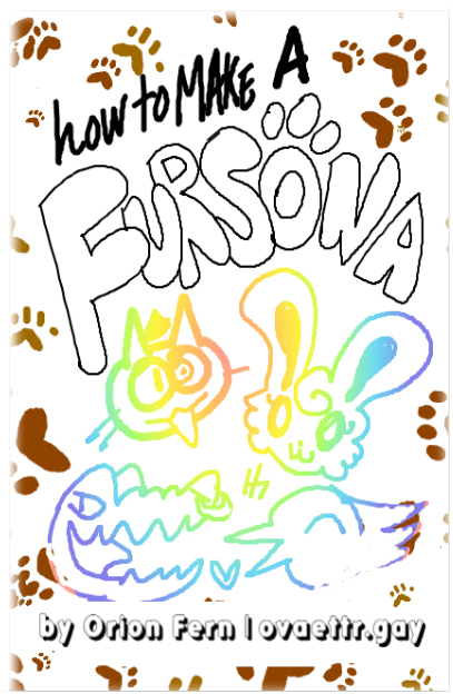 How To Make A Fursona Mini Zine (DIGITAL)