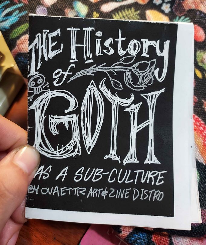 The History of Goth As A Sub-Culture Mini Zine (PRINT)