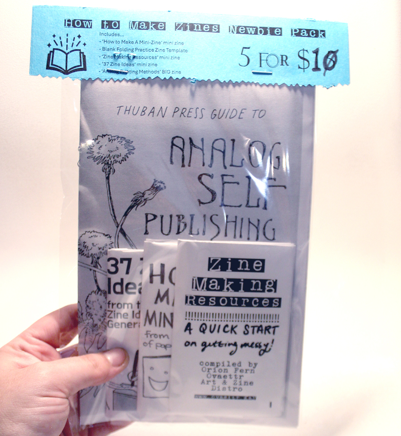 How To Make Zines Newbie Pack! (5ct) (PRINT)
