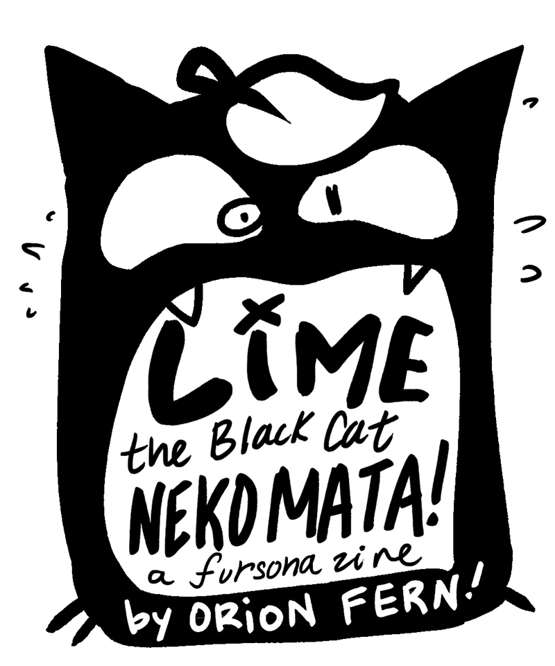 Lime the Black Cat Nekomata: A Fursona Zine (DIGITAL)
