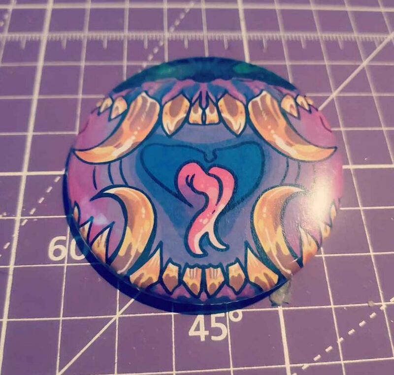 Monster Maw 2.25&quot; Button