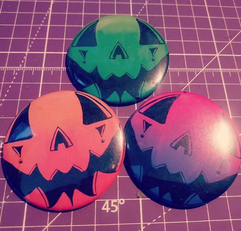 Jack-o-Lantern 2.25&quot; Button