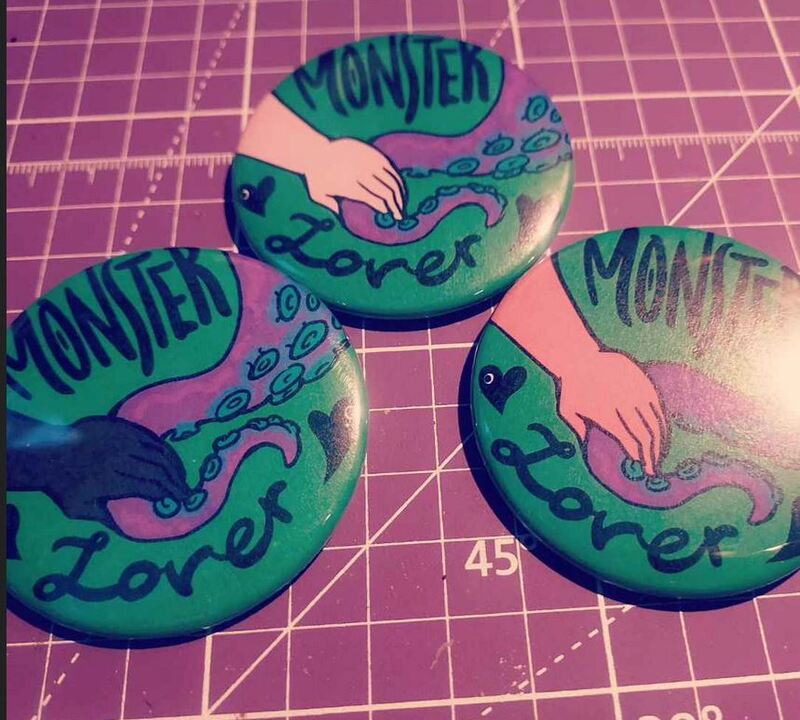 Monster Lover 2.25&quot; Button