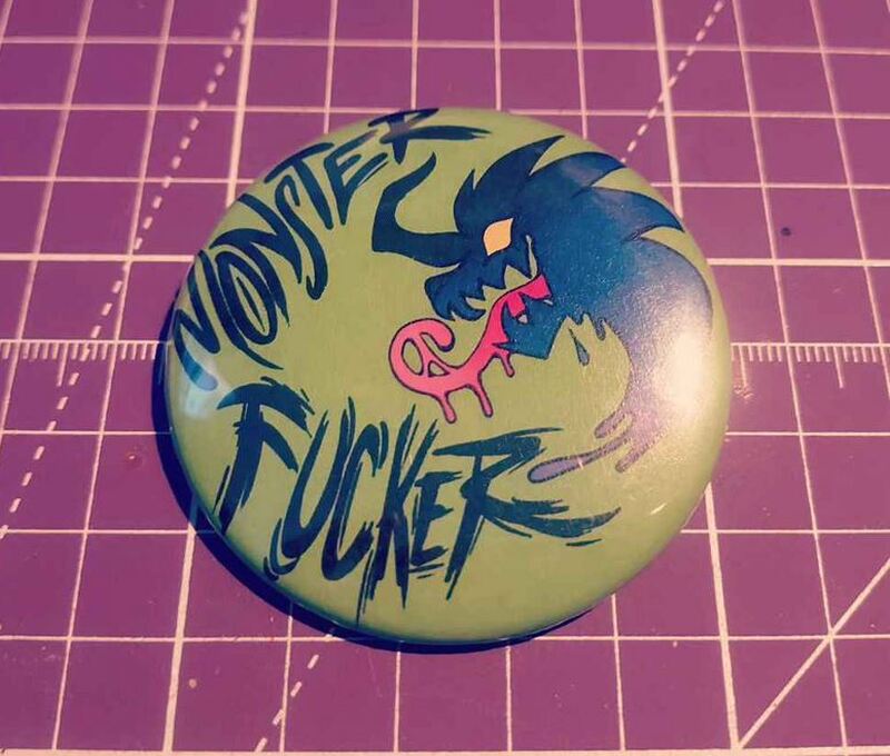 Monster Fucker 2.25&quot; Button