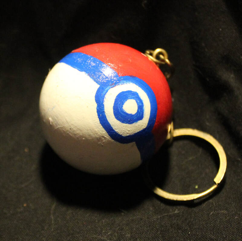 Pokeball Keychain 2.5&quot;