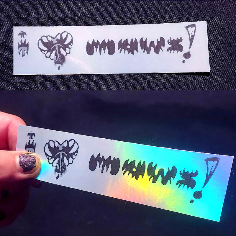 I Love Maws! (Furry Culture) 5" Holo Sticker