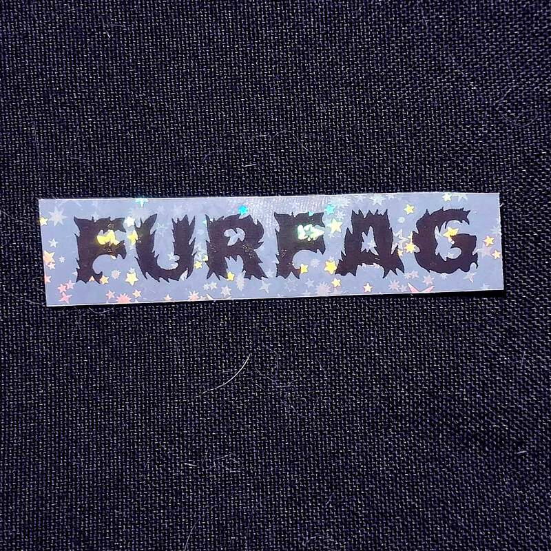 FurF4g Furry Pride 3" Holo Sticker