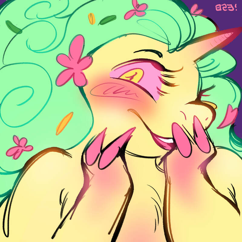 Adoptable: Cupcake Unicorn Character Design