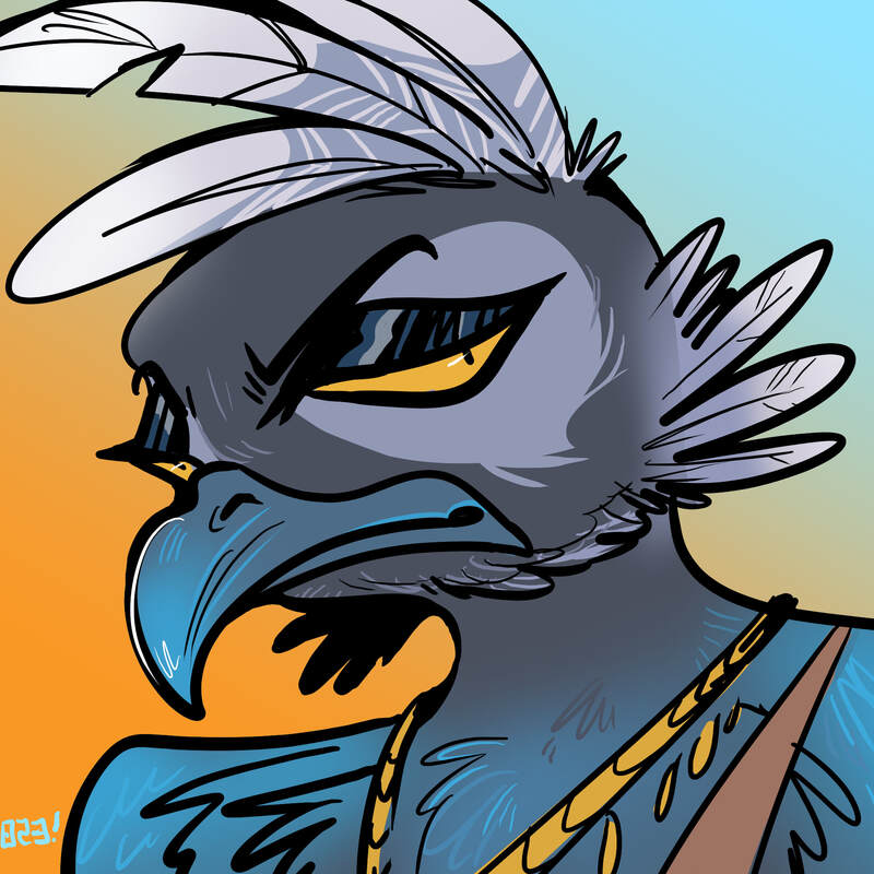 Adoptable: Harpy Eagle Character Design