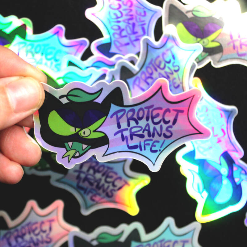 Protect Trans Life Sticker