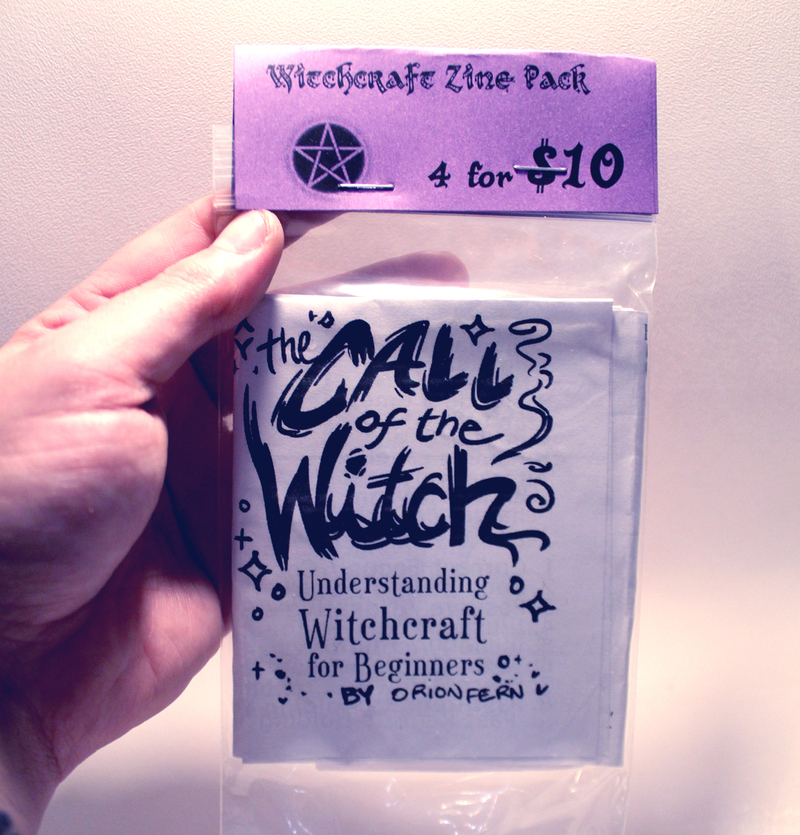 Witchcraft Mini Zine Pack! (4ct)